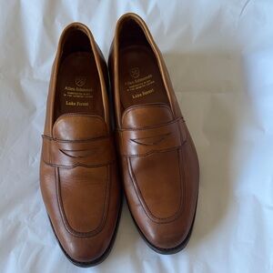Allen Edmonds Tan Leather Slip-On Loafers, Made in USA